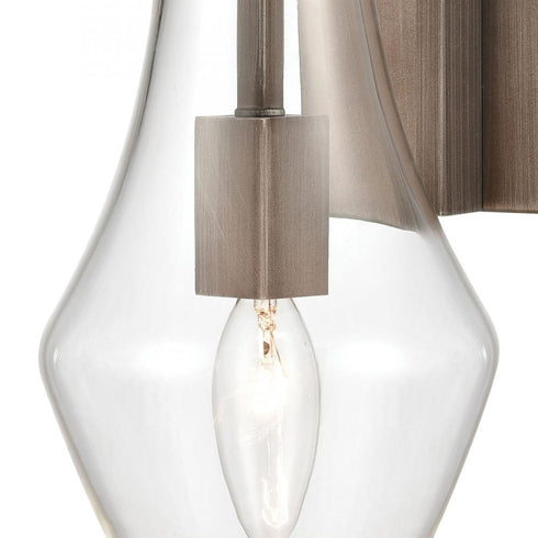 Elk Culmination VANITY LIGHT in Weathered Zinc Finish Model: 12291/1