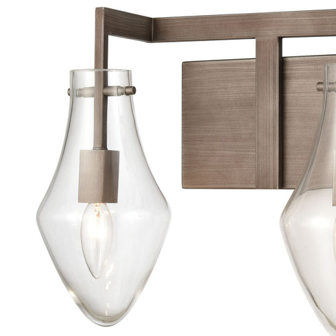 Elk Culmination VANITY LIGHT in Weathered Zinc Finish Model: 12292/2