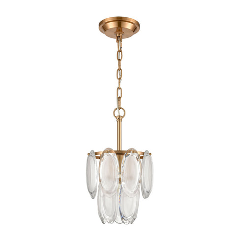 Elk Curiosity MINI PENDANT in Aged Brass Finish Model: D4666
