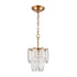 Elk Curiosity MINI PENDANT in Aged Brass Finish Model: D4666