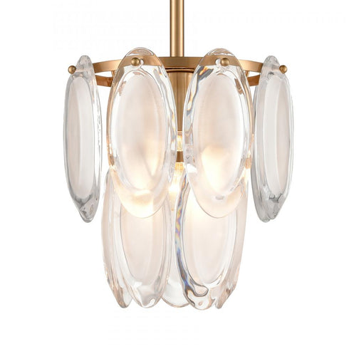 Elk Curiosity MINI PENDANT in Aged Brass Finish Model: D4666