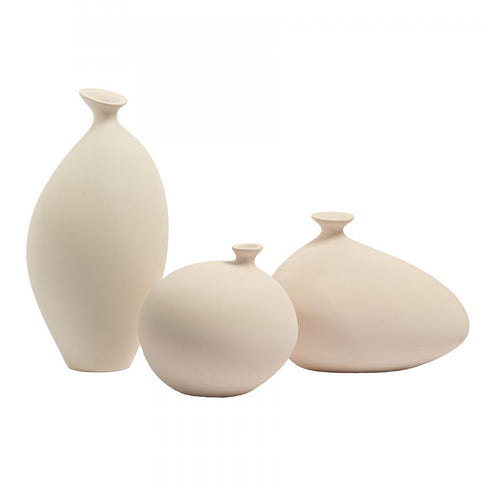 Elk Cy Vase Medium in White Model: H0517-10728