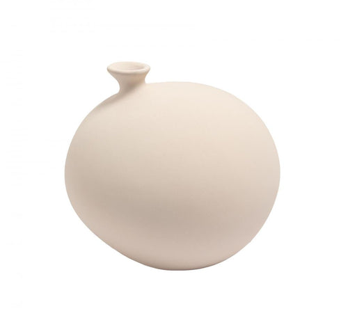 Elk Cy Vase Small in White Model: H0517-10730