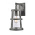 Elk Dakota 14 Inch High 1 Light Outdoor Sconce in Distressed Zinc Model: 69640/1