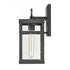 Elk Dalton 13 Inch High 1 Light Outdoor Sconce in Textured Black Model: 69701/1