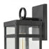 Elk Dalton 13 Inch High 1 Light Outdoor Sconce in Textured Black Model: 69701/1