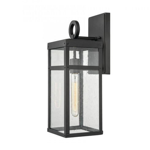 Elk Dalton 17.5 Inch High 1 Light Outdoor Sconce in Textured Black Model: 69700/1