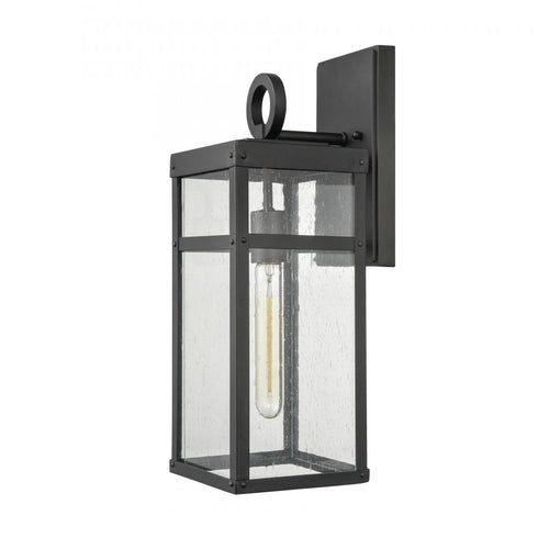 Elk Dalton 17.5 Inch High 1 Light Outdoor Sconce in Textured Black Model: 69700/1