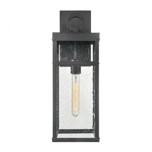 Elk Dalton 19.5 Inch High 1 Light Outdoor Sconce in Textured Black Model: 69702/1