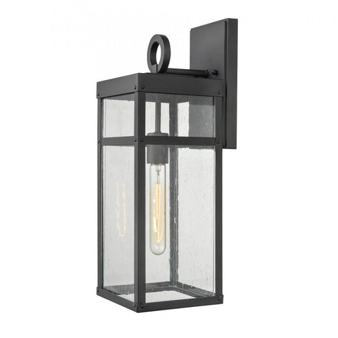 Elk Dalton 19.5 Inch High 1 Light Outdoor Sconce in Textured Black Model: 69702/1