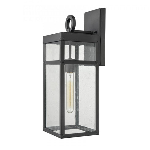 Elk Dalton 19.5 Inch High 1 Light Outdoor Sconce in Textured Black Model: 69702/1