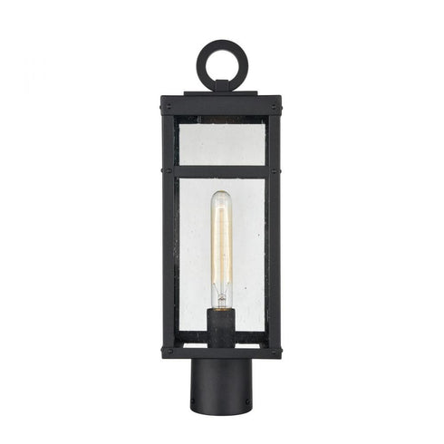 Elk Dalton 20 Inch High 1 Light Outdoor Post Light in Textured Black Model: 69703/1