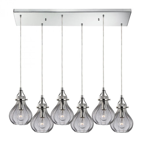 Elk Danica MINI PENDANT in Polished Chrome Finish Model: 46014/6RC