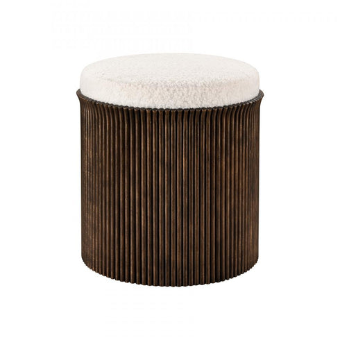 Elk Daphne Stool in Aged Bronze Model: H0015-10830