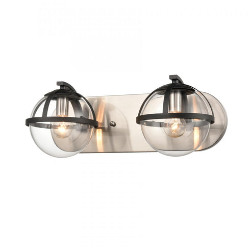 Elk Davenay 16 Inch Wide 2 Light Vanity Light in Satin Nickel Model: 18641/2