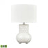 Elk Delia 21 Inch High 1 Light Table Lamp in White Includes LED Bulb Model: H0019-7991-LED