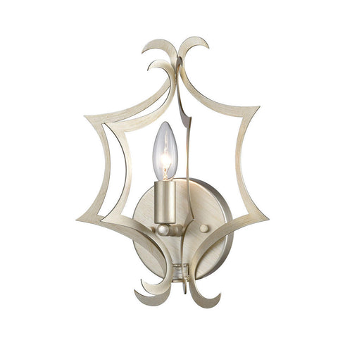 Elk Delray 1 Light SCONCE in Aged Silver Finish Model: 12060/1