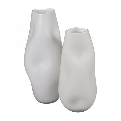 Elk Dent Vase Small in White Model: H0047-10986