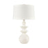 Elk Depiction TABLE LAMP in Matte White Finish Model: D4694