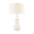 Elk Depiction TABLE LAMP in Matte White Finish Model: D4694