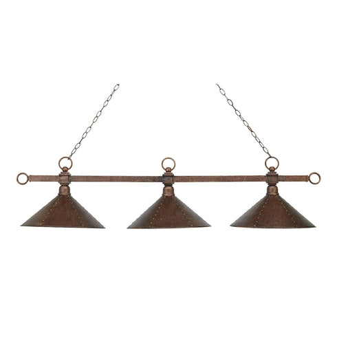 Elk Designer Classics ISLAND LIGHT in Antique Copper Finish Model: 182-AC-M2