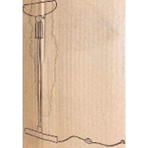 Elk Diamante 1 Light FLOOR LAMP in Satin Nickel Finish Model: 505-1O