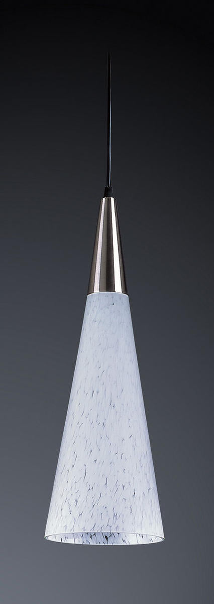 Elk Diamante 1 Light MINI PENDANT in Dark Rust Satin Nickel Satin Nickel Finish Model: 145-1SW