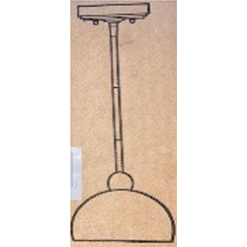 Elk Diamante 1 Light MINI PENDANT in Satin Nickel Finish Model: 507-1O