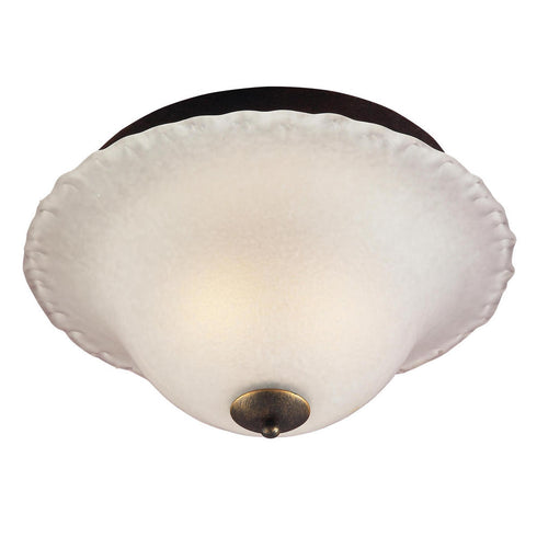 Elk Diamante 2 Light WHITE GLASS RUST FINISH Model: 29230