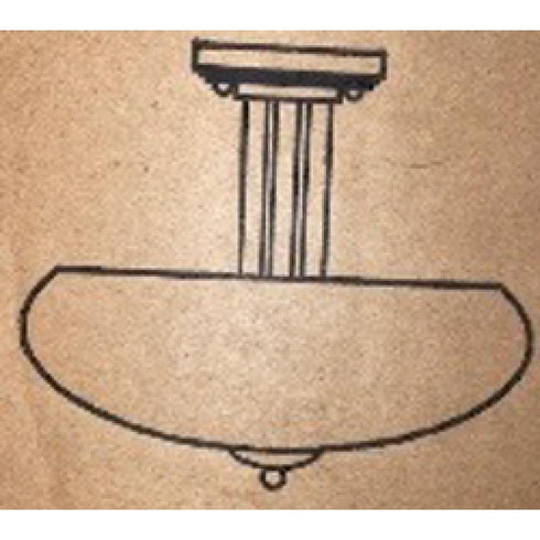 Elk Diamante 3 Light SEMI FLUSH MOUNT in Satin Nickel Finish Model: 506-3O