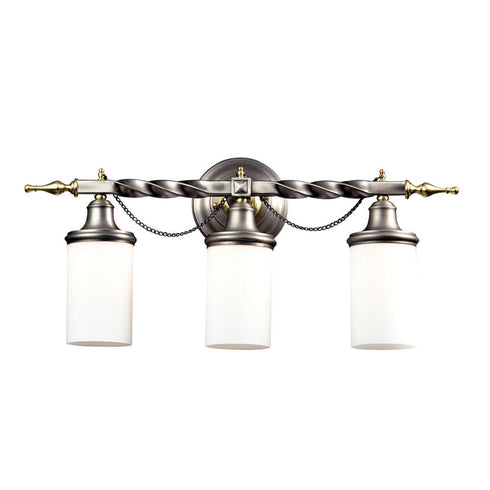 Elk Diamante VANITY LIGHT in Antique Platinum Brass Brass Finish Model: 6042/3