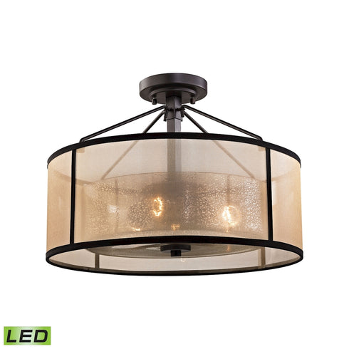 Elk Diffusion SEMI FLUSH MOUNT in Oil Rubbed Bronze Finish Model: 57024/3-LED