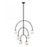 Elk Doby 34 Inch Wide 6 Light Pendant in Matte Black Model: H0018-10373