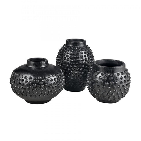 Elk Dorus Vase Medium in Black Model: H0017-10435