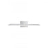 Elk Double L Double Light Sconce 26 Inch Wide Integrated LED Vanity Light in Brushed Nickel Model: 8146-BN-FA