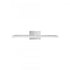 Elk Double L Double Light Sconce 26 Inch Wide Integrated LED Vanity Light in Brushed Nickel Model: 8146-BN-FA