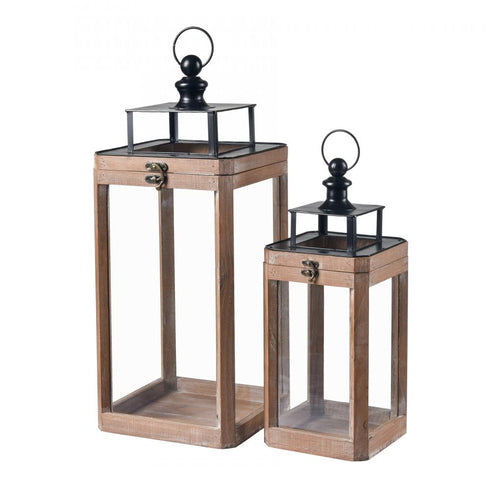 Elk Dowd Lantern Set of 2 in Brown Model: S0037-11304/S2
