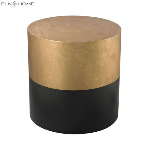 Elk Draper ACCENT TABLE in Antique Gold Leaf Finish Model: 114-121