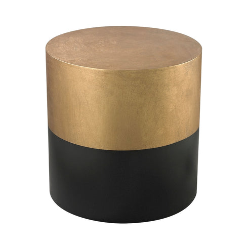 Elk Draper ACCENT TABLE in Antique Gold Leaf Finish Model: 114-121