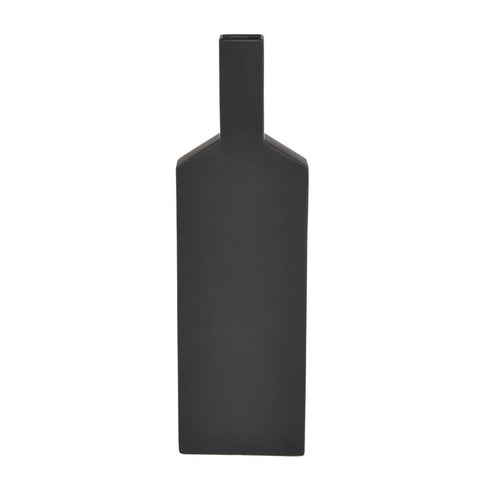 Elk Drue VASE JAR BOTTLE in Matte Black Finish Model: H0017-9148