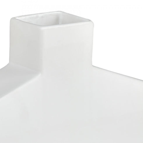 Elk Drue VASE JAR BOTTLE in Matte White Finish Model: H0017-9147