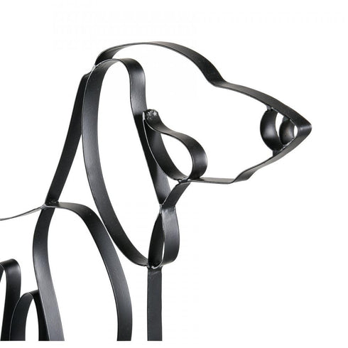 Elk Duke WALL ART in Black Finish Model: S0036-8123