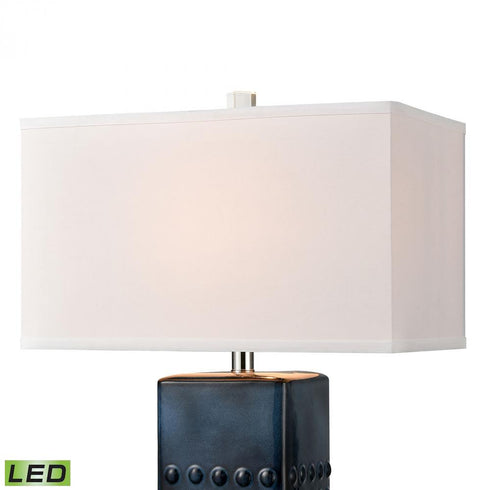 Elk Easdale 30 Inch High 1 Light Table Lamp in Navy Includes LED Bulb Model: H019-7223-LED