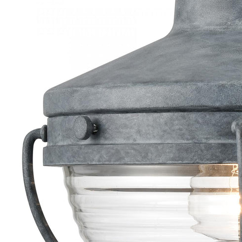 Elk Eastport POST MOUNT in Aged Zinc Finish Model: 83426/1