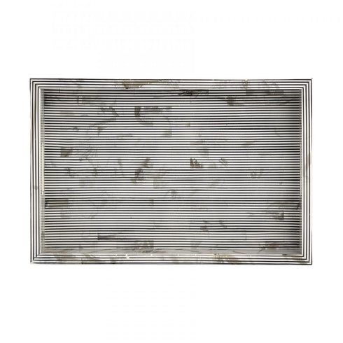 Elk Eaton Etched Tray Set of 2 in White (2 pack) (2 pack) Model: H0807-9765/S2