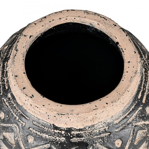 Elk Eleni Vase Large in Black Finish Model: H0017-10441