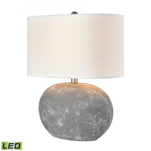 Elk_discontinued Elin 20 Inch High 1 Light Table Lamp in Concrete Includes LED Bulb Model: H0019-8053-LED