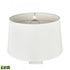 Elk Elinor 32 Inch High 1 Light Table Lamp in White Includes LED Bulb Model: H0019-7993-LED