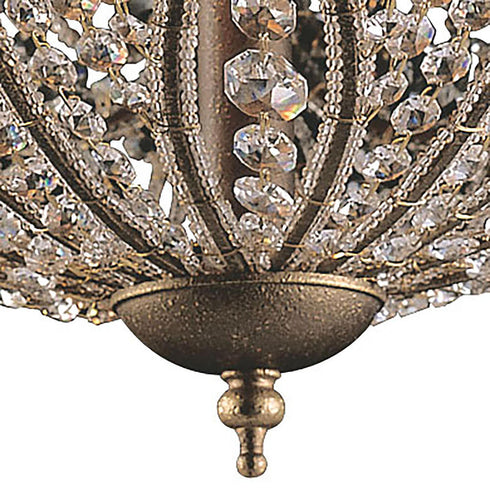 Elk Elizabethan FLUSH MOUNT in Dark Bronze Finish Model: 5963/6