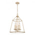 Elk Ellisville 17.25 Inch Wide 4 Light Chandelier in Antique Cream Model: 90260/4